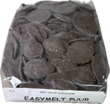 Imitatie smelt chocolade puur 500 gram