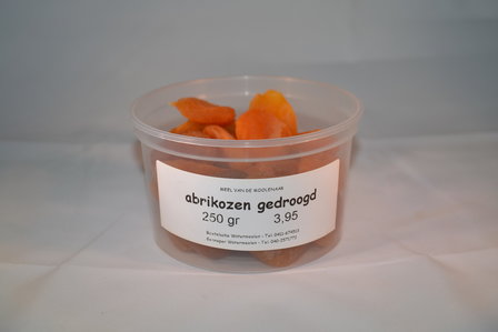 Abrikozen gedroogd 250 gram