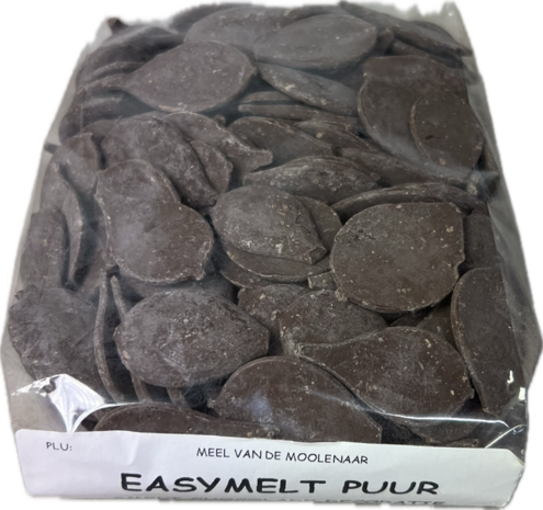 Imitatie smelt chocolade puur 500 gram